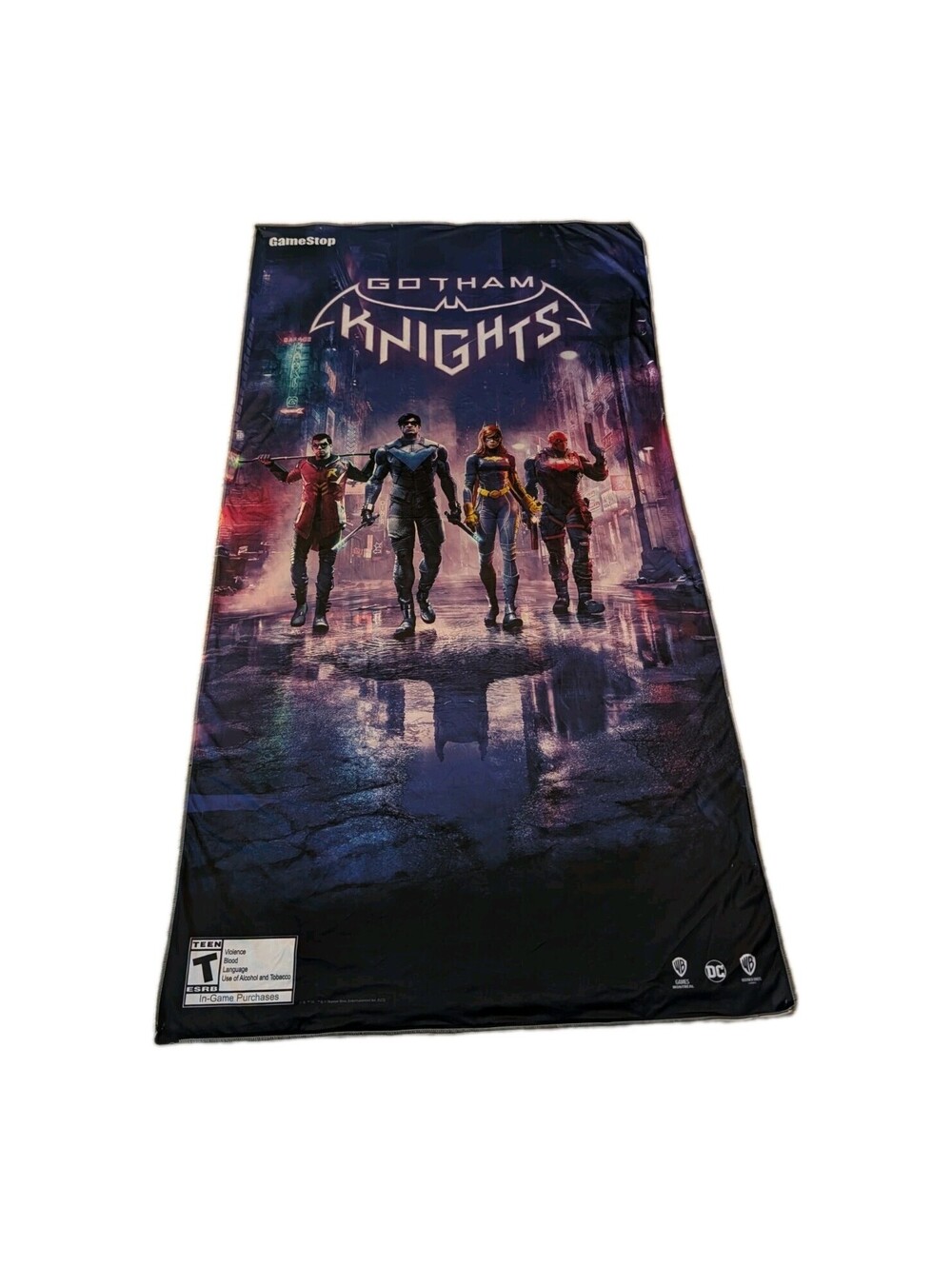Gotham Knights GameStop Promo Fabric Banner 7x4 Flag DC Batman WB Games Rare